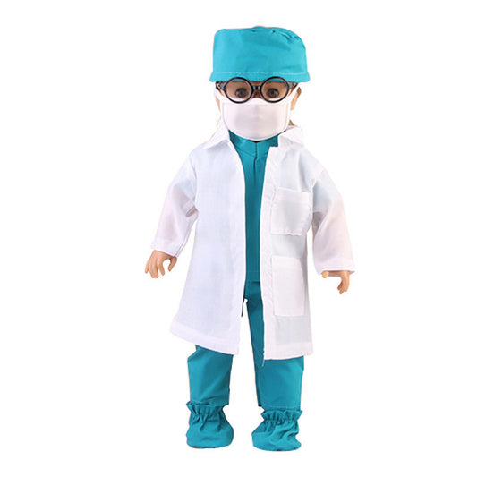 Six-piece Doll Nurse Suit 18 Inch American Girl Nurse Suit, Full Set Of Accessories For Dressing Doll